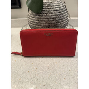 Kate Spade Cameron Large Continental Wallet Red